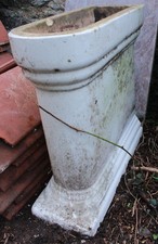 Antique Belfast Sink Pedestal