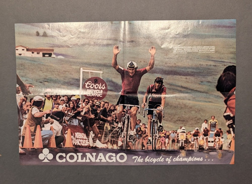 Vintage colnago poster coors - colnago,