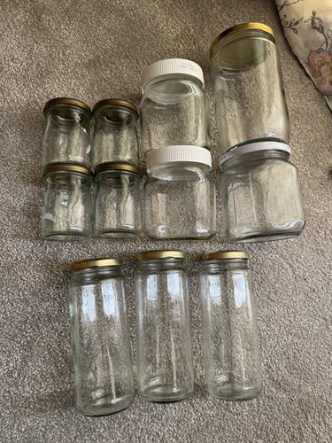 Bundle empty glass jars - empty,