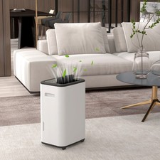 20L/Day 6L Portable Dehumidifier with 24H Timer, Auto Defog, Laundry Drying