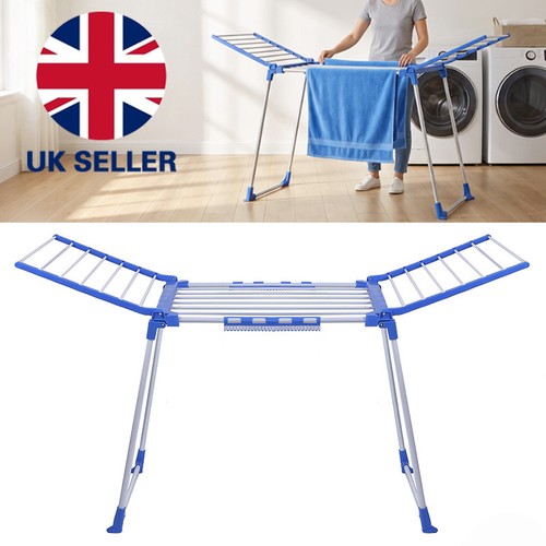 Winged folding clothes - folding, airer