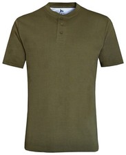 Mens Henley T-shirt Plain