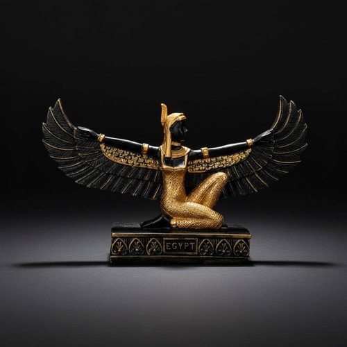 Isis deity statue - statue, polyresin