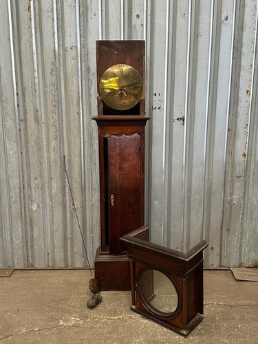 George iii oak longcase - george,