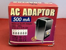 12v 500ma power supply mains - power,