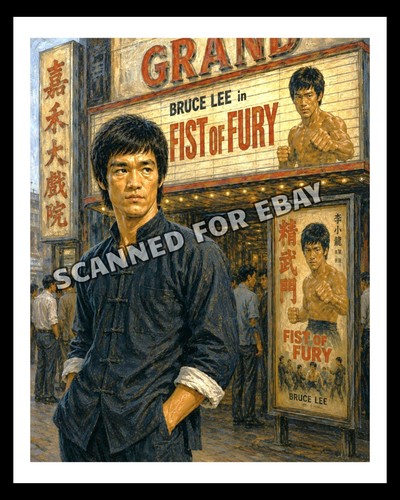 Bruce lee 8x10in - (h),
