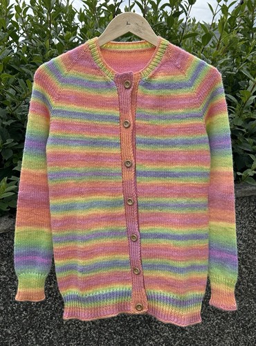 Hand knitted shetland - knitted,