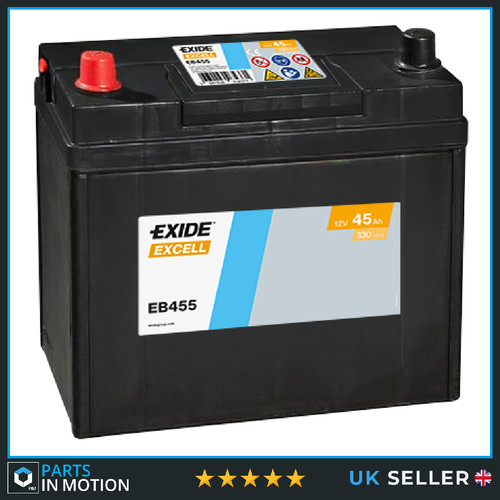 Car battery eb455 exide - eb455,