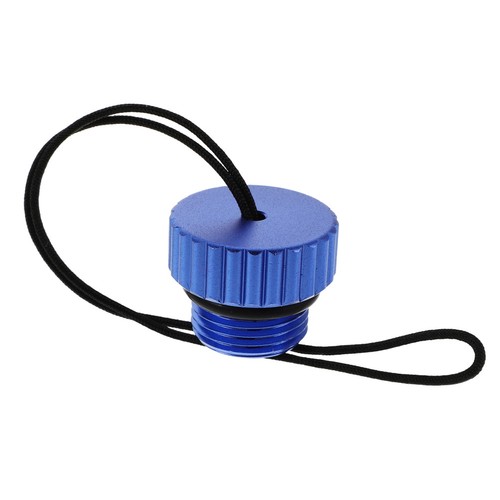 Compact reusable blue - blue, threaded