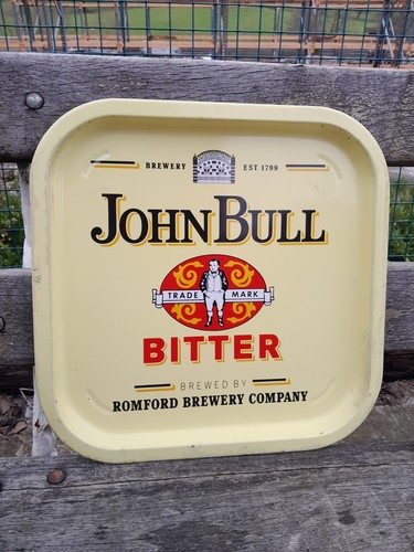 Vintage john bull metal tin - bull,
