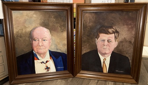 Winston churchill and jfk - and,