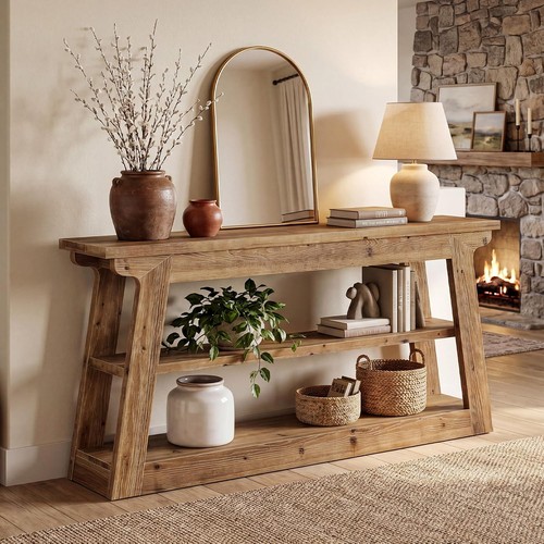 Solid wood entryway - 63",