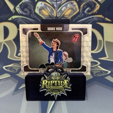 The Rolling Stones Panini Prizm 2025 Ronnie Wood Gold Vinyl Prizm /5 #90