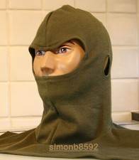 UK British Army Surplus Olive Green AFV Crewman FR Balaclava, Fighting Vehicle
