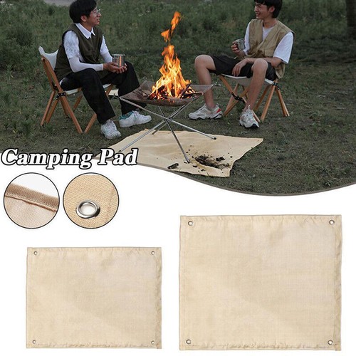 Fireproof mat under - mat, grill