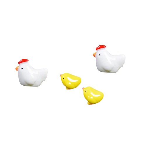 20pcs chicken resin - resin, ornaments