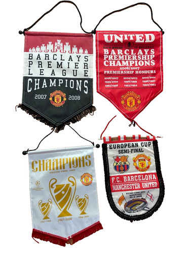 Manchester united pennants - manchester,
