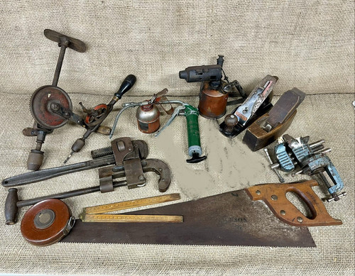 Vintage tools job lot - vintage,