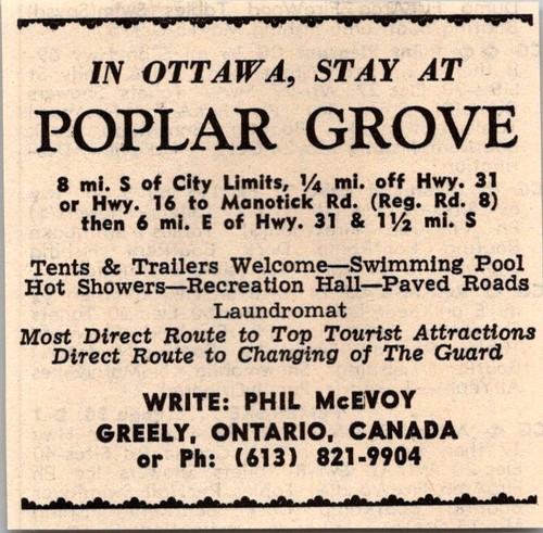 Ottawa poplar grove tents - poplar, &