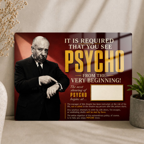 Psycho alfred hitchcock metal - psycho,