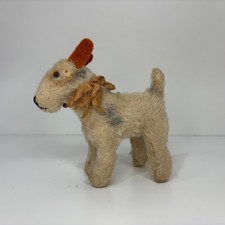 Vintage Mohair Fox Terrier