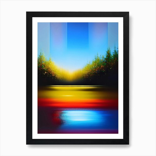 Abstract painting acrylic - acrylic, on