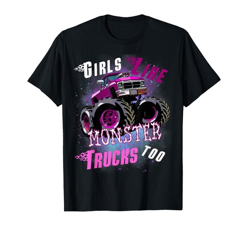 Girls like monster trucks too - trucks,