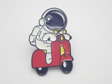 Astronaut Riding Red Vespa