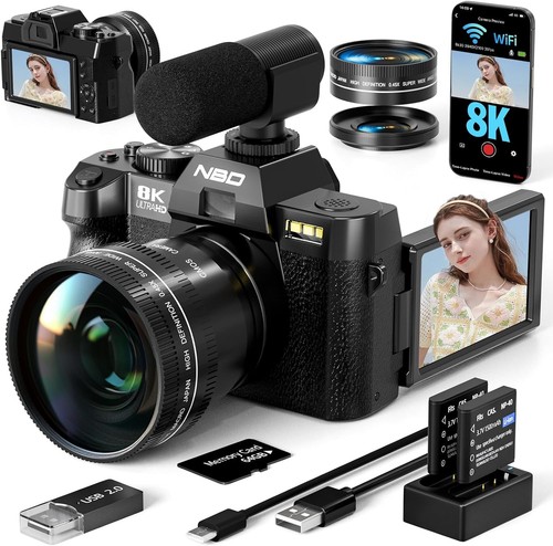 Nbd digital camera - 8k, 64mp