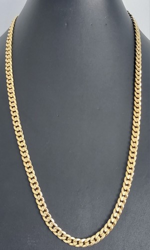Goldtone miami cuban - goldtone,