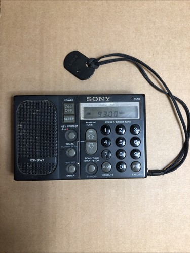 Sony icf sw1 - sony, tested