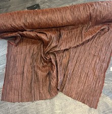 1m Crinkle Rusty Orange Red