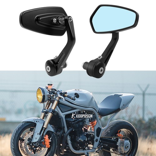 Bar end mirrors - rear, view