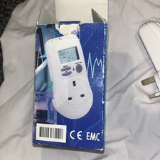 EMC Power Meter UK Plug Energy Monitor Watt Meter with Box 