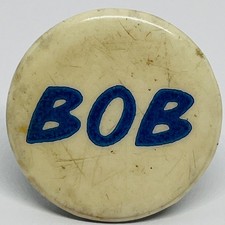 BOB Vintage Name Button Badge