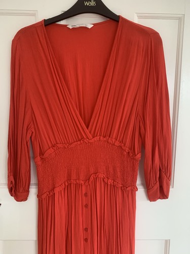 Zara women red dress - zara,