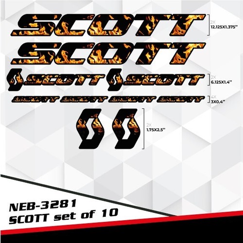 New complete frame decal set - new,
