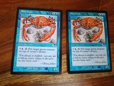 2x King Crab Urza's Legacy MTG
