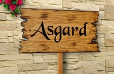 Personalised  Carved Oak sign