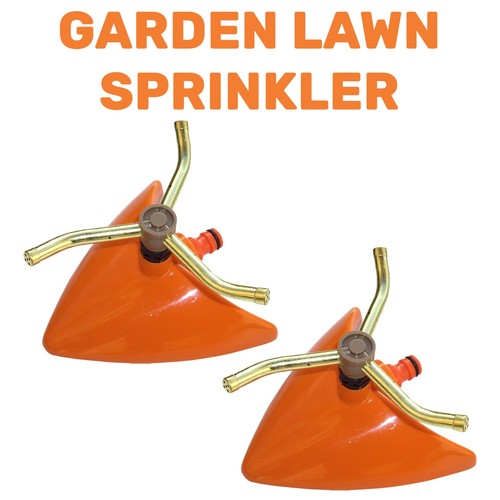 Orange leaf garden sprinkler - orange,