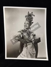ORIGINAL CARMEN MIRANDA PORTUGUESE-BRAZILIAN SINGER ACTRESS 10X8 PRESS PHOTO