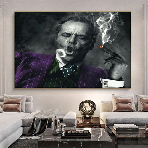 Jack nicholson cigar blowing - cigar,