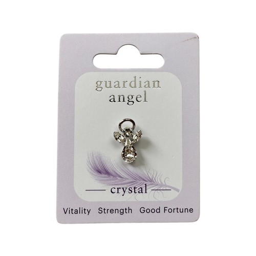 Crystal guardian angel pin - crystal,
