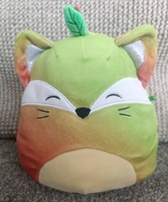 Squishmallows VGC Fifi The Fox In A Pear Costume 7.5”soft Toy Plush Kelly Toys