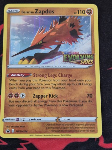 Galarian zapdos swsh124 - galarian,