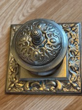 Victorian brass inkwell - , with
