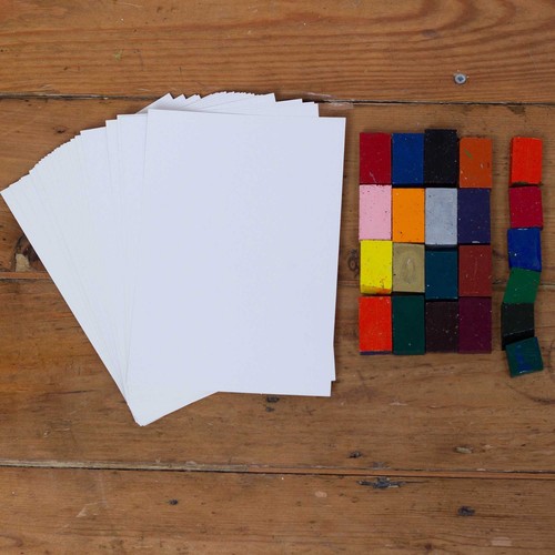 Encaustic art wax blocks - blocks, set