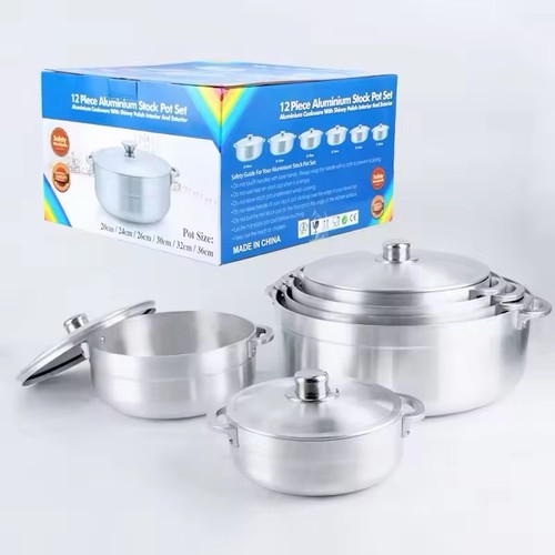 Aluminium cooking pot - pot, set