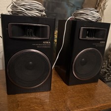 Pair Of Retro AIWA SX-R200 Bookshelf Speakers Great Condition