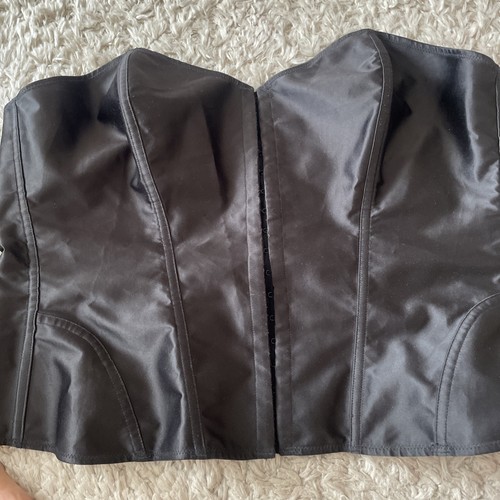 Satin and diamanté boned - satin,